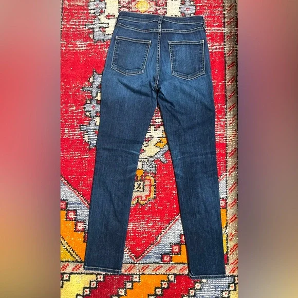 Veronica Beard Kate 10” Skinny High Waisted Blue Jeans - Sz 26